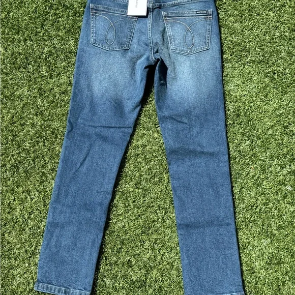 Calvin Klein Jeans Boys Blue Skinny Jeans - Picture 7 of 16